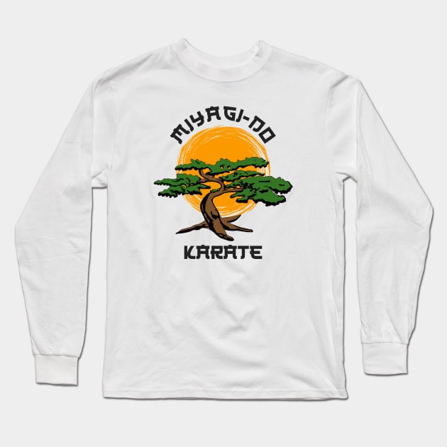 Miyagi-Do Karate Long Sleeve T-Shirt by Olievera